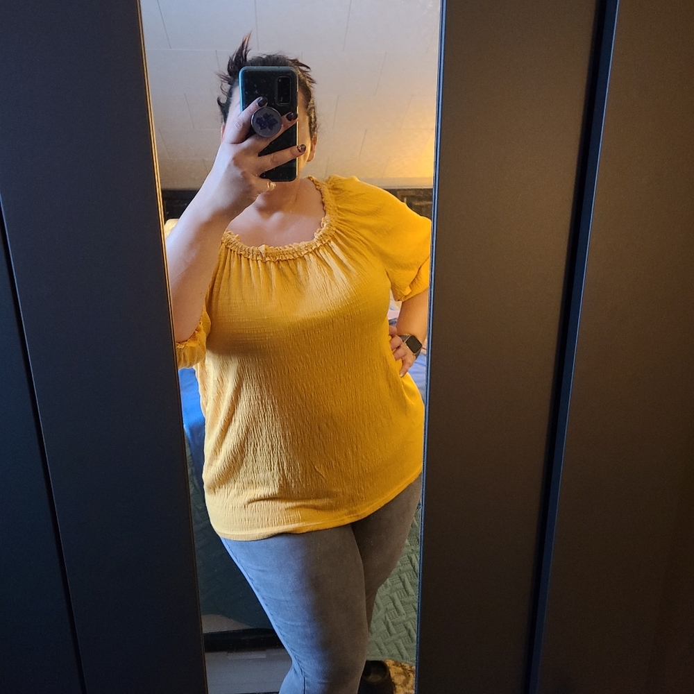 Mustard Blouse